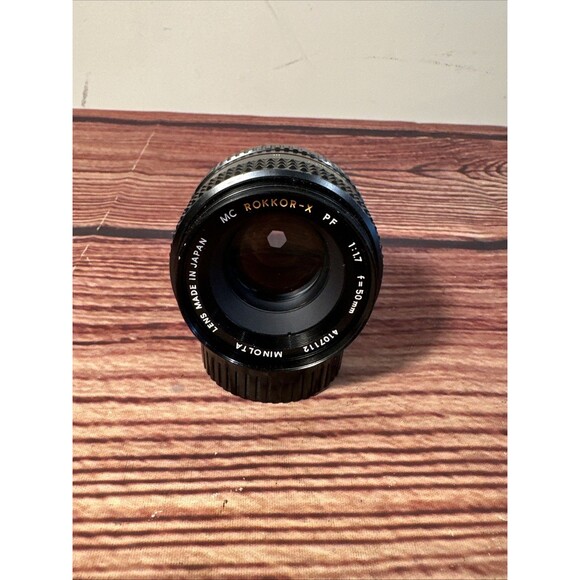 Minolta MC Rokkor-X PF 1:1.7 f=50mm Lens Manual Focus